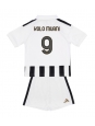 Otroške Nogometnih dresov Juventus Randal Kolo Muani #9 Domači 2026-27 Kratki rokavi (+ hlače)